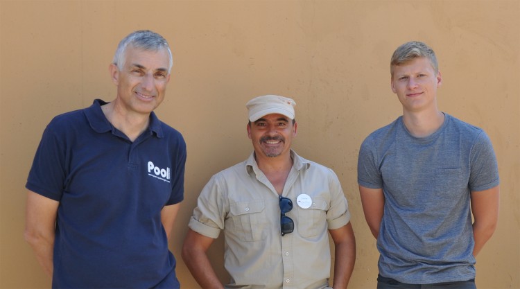 Philippe Grard, Christian Cubells et Jonathan Estran camping Le Serignan Plage