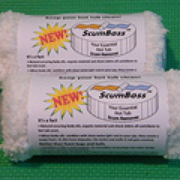 ScumBoss cleans scum from hottub water