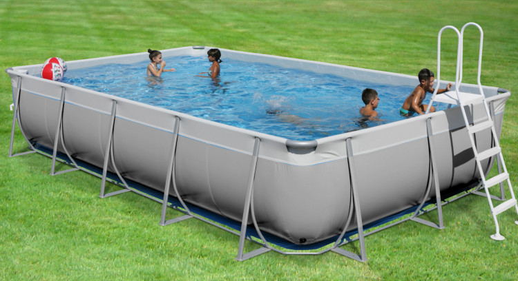Modern Above Ground Swimming Pools Europe with Simple Decor