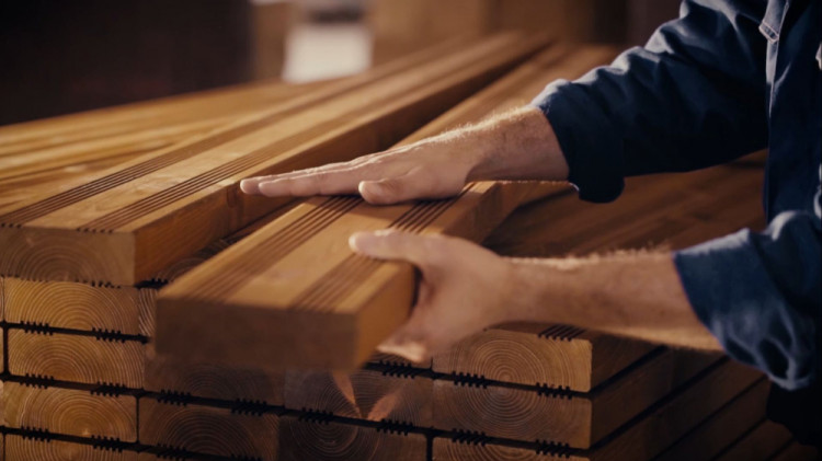 Wooden pools of Abatec made from kiln-dried wood