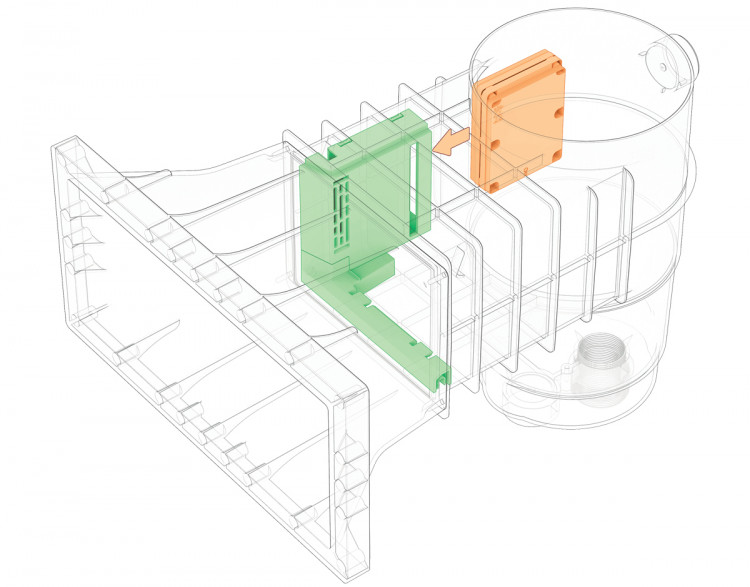 Constance system integrated into the skimmer