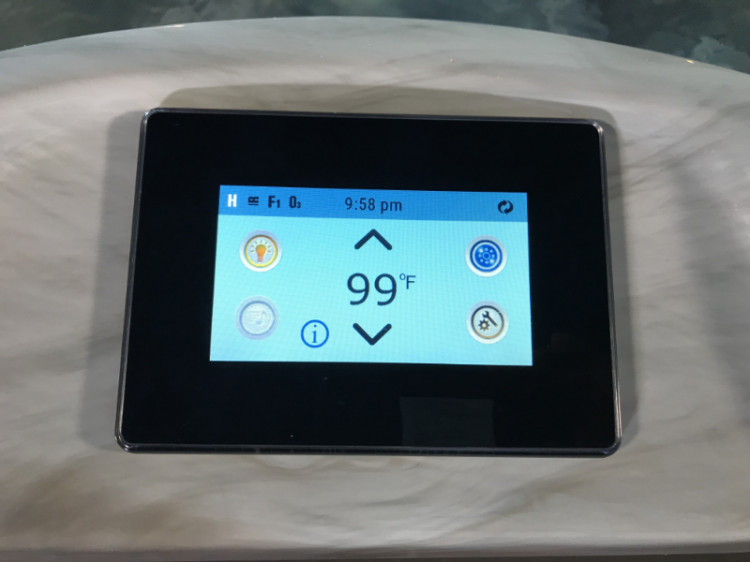 State of art spa controls of BestLife hot tub