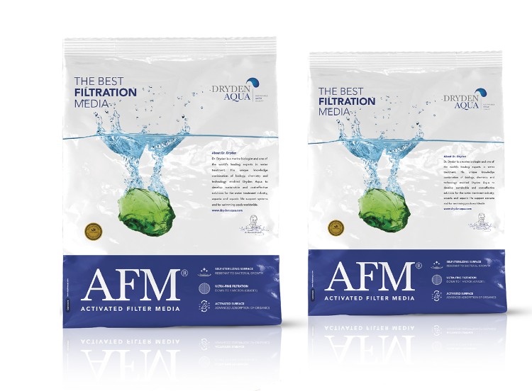 AFM nouvelle génération media filtrant piscine verre recyclé activé Dryden Aqua