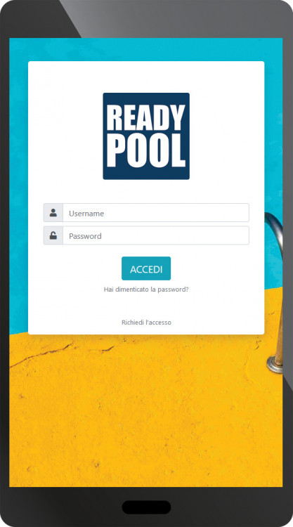 App ReadyPool sul smartphone