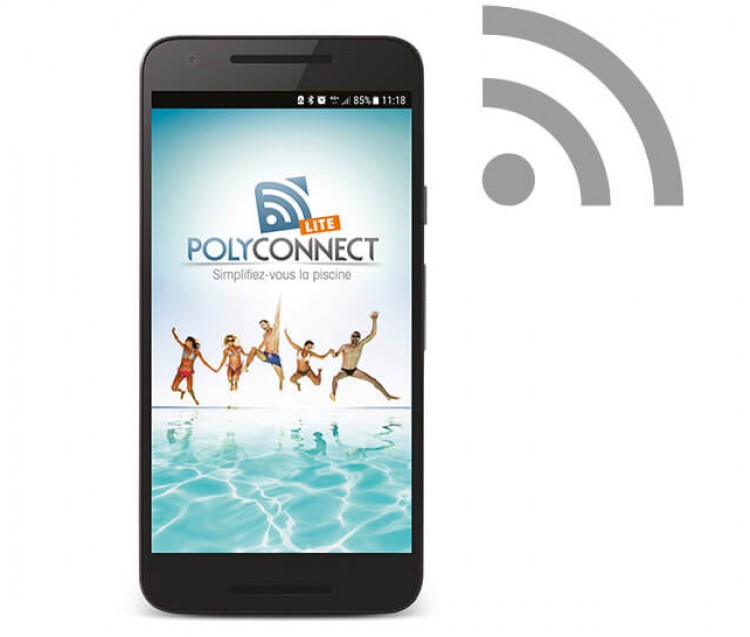 appli sur smartphone polyconnect lite