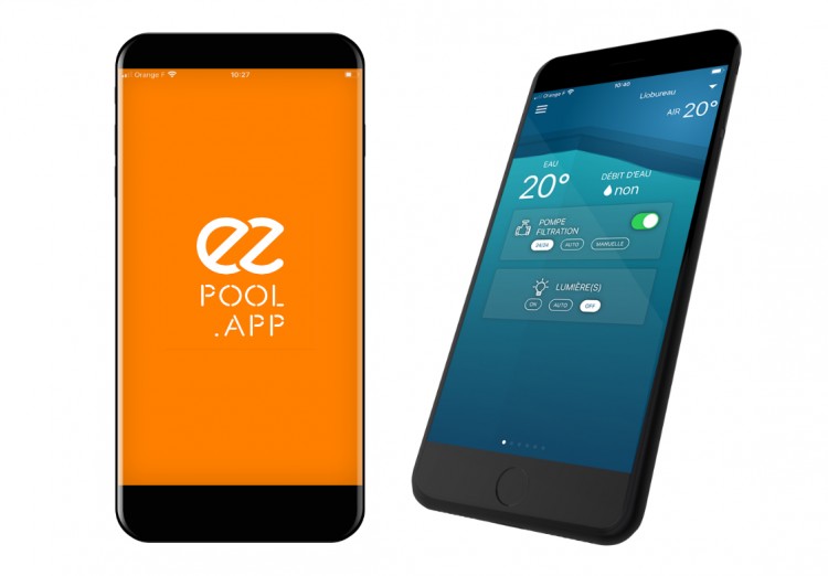 application mobile EzPool controle piscine