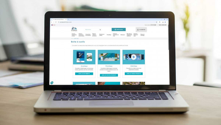 Bo&icirc;te &agrave; outils site web CF Group