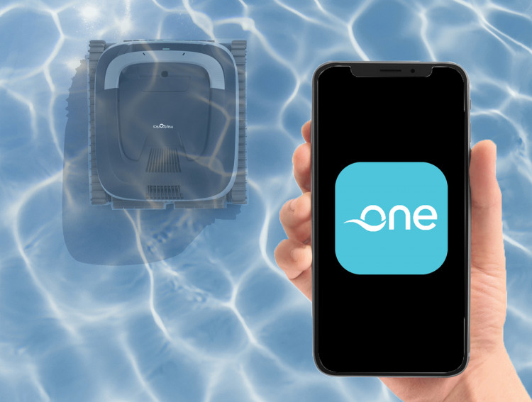 Le robot EON peut être piloté via l'application Maytronics OneTM