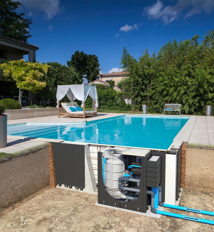 Piscine Magiline avec système de filtration NFX