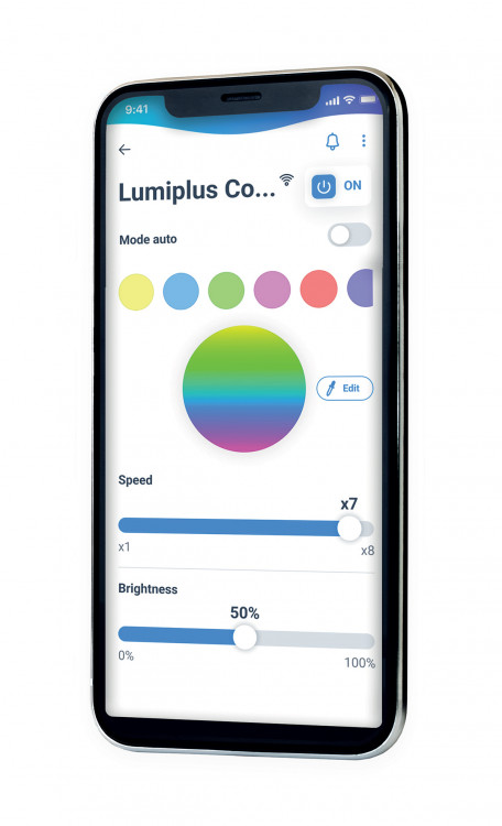 LumiPlus Connect sur Appli Fluidra Pool 