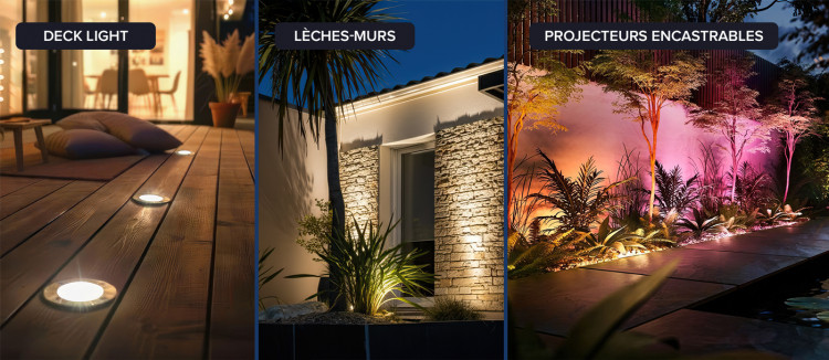 Gamme Smartlighting de Seamaid Deck light l&egrave;ches-murs projecteurs encastrable