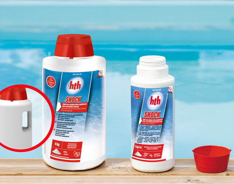 hth® SHOCK hypochlorite de calcium piscine