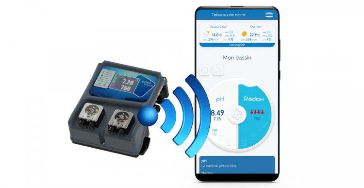 MyHydro Connect permet de gérer les paramétrages du régulateur HYDRO Touch