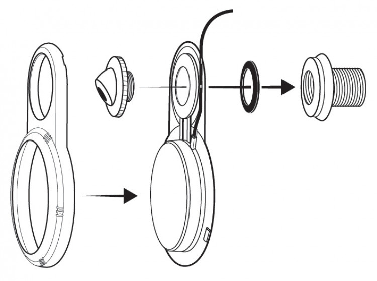 Kit Hors-Sol de SEAMAID se fixe dur la buse de refoulement existante