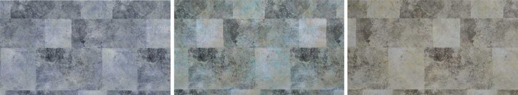 CERAMICS EVOLVE - textures effet carreaux ASHEN, DUNE et VERDANT extures membrane armée piscine effet carreaux CERAMICS EVOLVE 2 mm - modèles ASHEN, DUNE et VERDANT