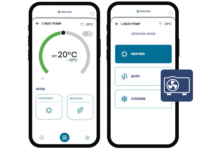 Application gratuite Pentair Temp