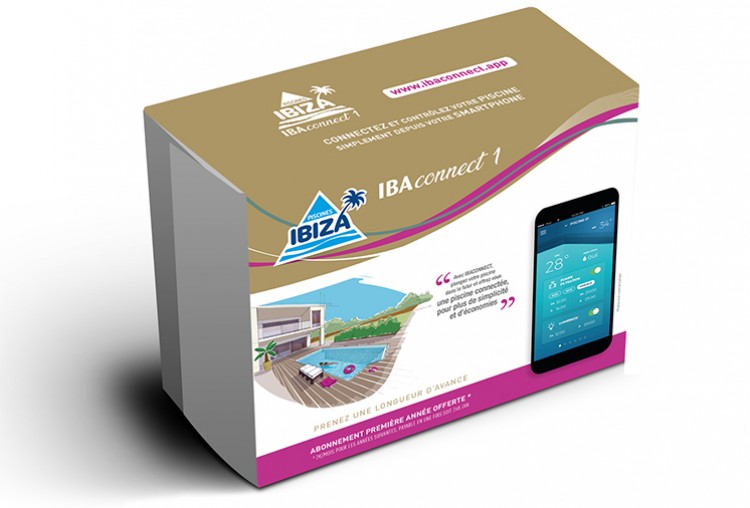 packaging boitier connecté piscines ibiza iba connect 1