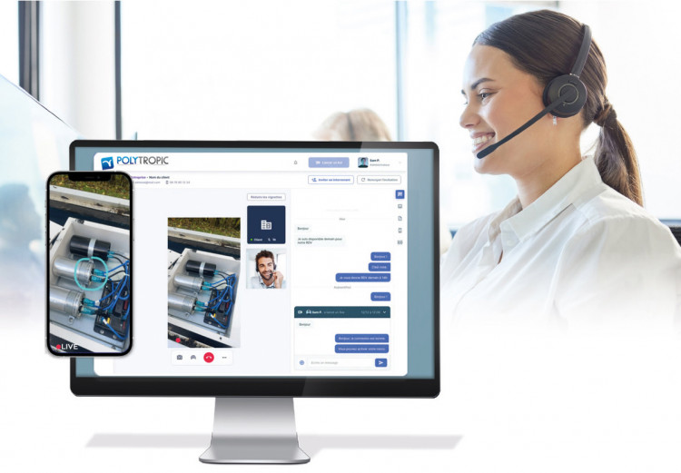 PolyConnect et la visio-assistance Polytropic support technique professionnels