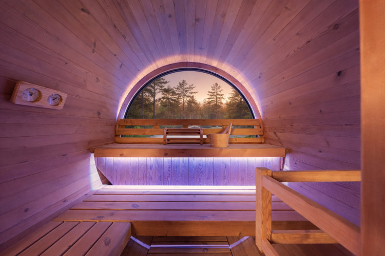 Intérieur du sauna Orphée Intérieur du sauna Orphée Holl's