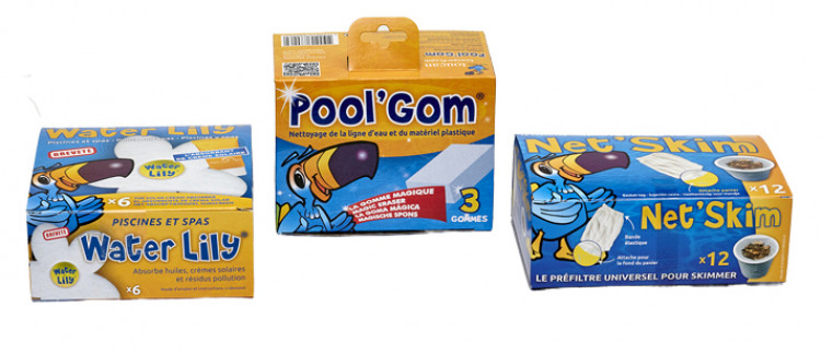 Gamme de produits d'entretien pour piscines et spas Toucan