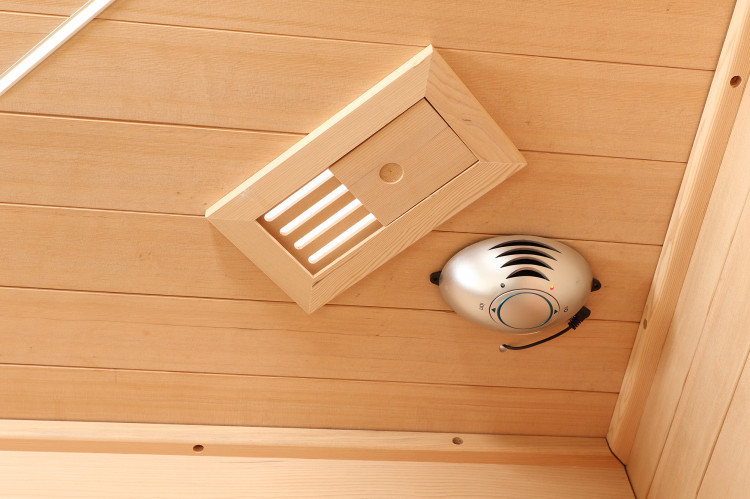 Purificateur d'air ozonateur ionisateur de la cabine de sauna infrarouge Canopée de Holl's chez Pollstar