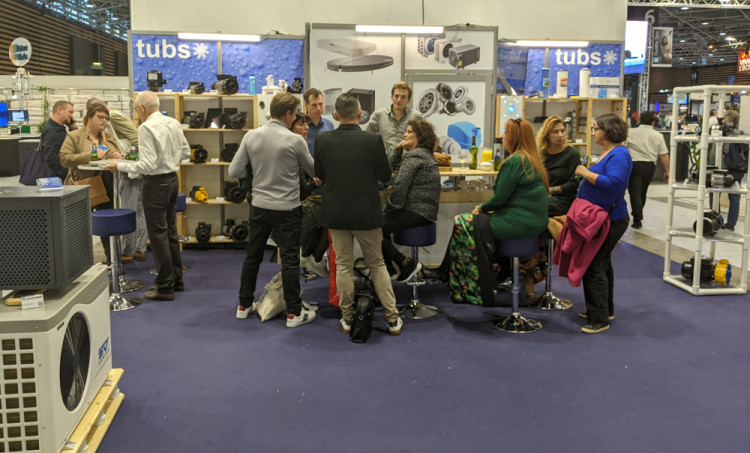 Tubs Parts-Stand auf der Piscine Global Europe 2022