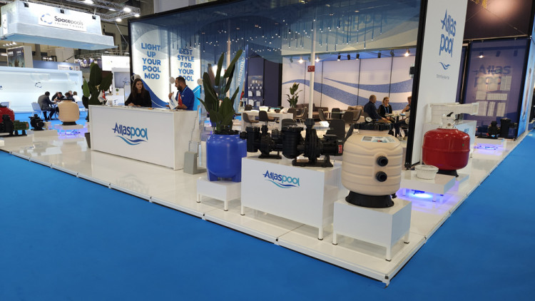 Atlaspool stand at Piscina & Wellness Barcelona 2023