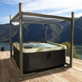 New Covana Evolution: an automated solution to cover larger and round hot tubs