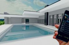 Una piscina ecológica en el smartphone de Vágner Pool