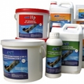 The ACTI range for water treatment is also available for spas