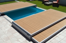 La plateforme mobile DECKWELL : terrasse et protection pour la piscine