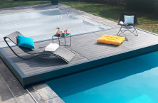 La terrasse mobile Stilys Duo, une nouvelle version esthétique et efficace pour couvrir la piscine