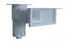 Le skimmer miroir : pour un niveau d'eau plus &eacute;lev&eacute; dans la piscine