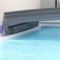 Le tout nouvel abri piscine télescopique d'AZENCO, à mobilité optimisée