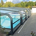 The DELTA pool shelters by ABRITECH, great value from PROCOPI