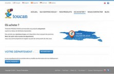 Facile de trouver les revendeurs des produits Toucan