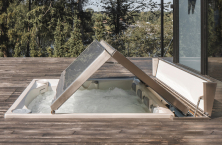 Lounge iN, the modern spa designed for in-ground installations by USSPA