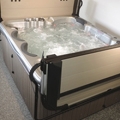 A highly resistant hot tub cover
