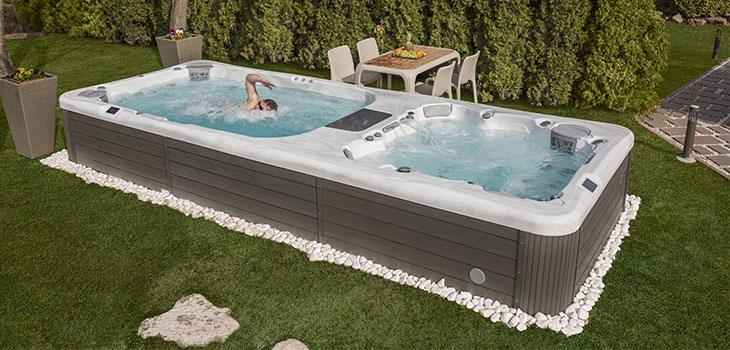 Nouveau spa de nage Wellis