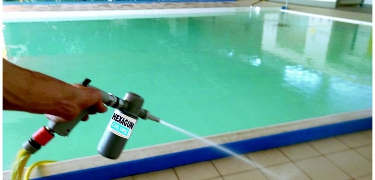 offre spéciale désinfection piscine produits spécifiques cahier spécial Hexagone 