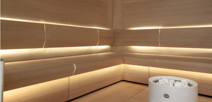 Leds et fibre optique Cariitti Oy salle de bain