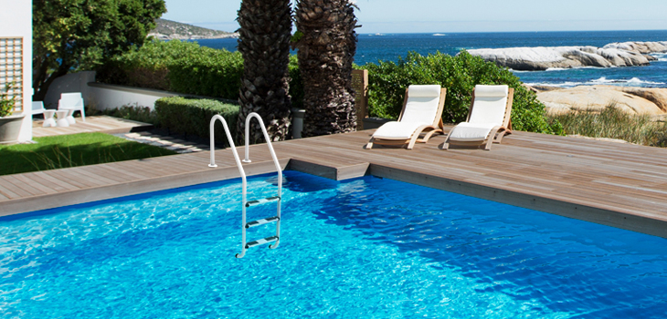 Pool ladder with Plascoat technology - Photo source: AstralPool