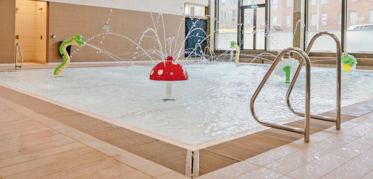  Area HO Spray Park fond mobile astucieux pour les piscines publiques