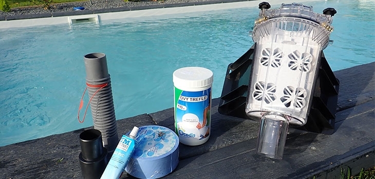 Déchlorage eau vidange lavage filtre piscine Ocedis