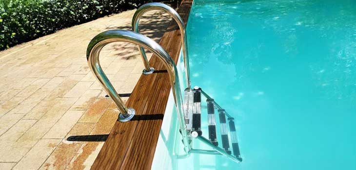Easy Aqua Stairs, clip-on steps for easier pool access