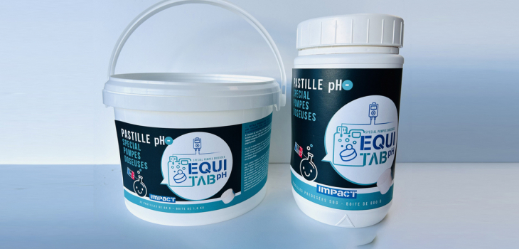 equitab,ph,nouvelle,pastille,speciale,pompes,doseuses,piscine,impact