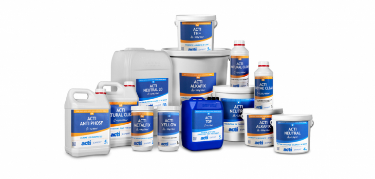 Complete range of pool and spa water treatment SCP Europe