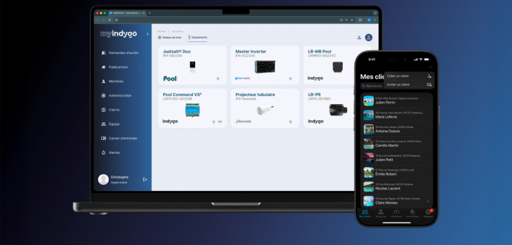 The Indygo ecosystem simplifies pool management and maintenance