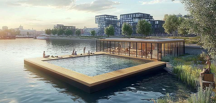aquanature, pour se baigner en toute sécurité dans les plans d'eau naturels Cesam Group