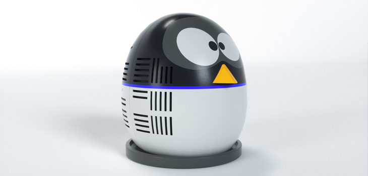 The new range of fun and high-tech pool heat pumps Penguin4Pool penguin shape